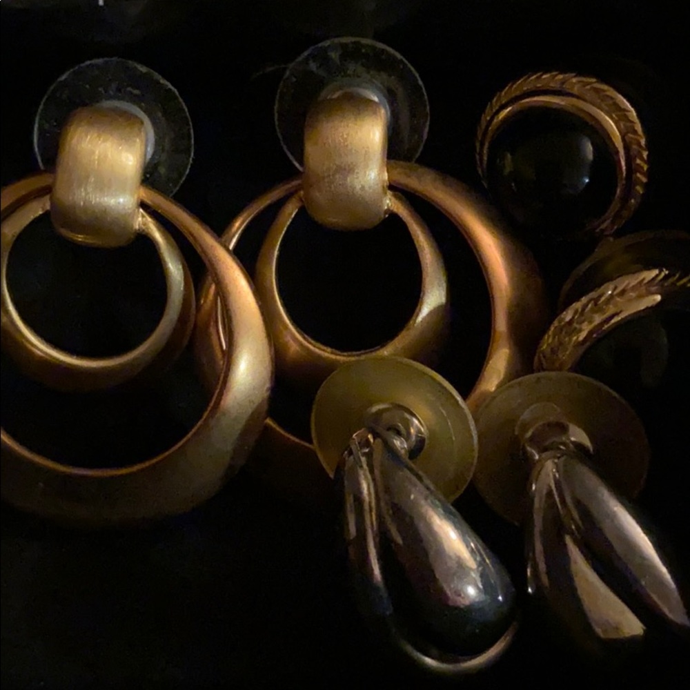 3 pair of Avon vintage earrings for pierced ears